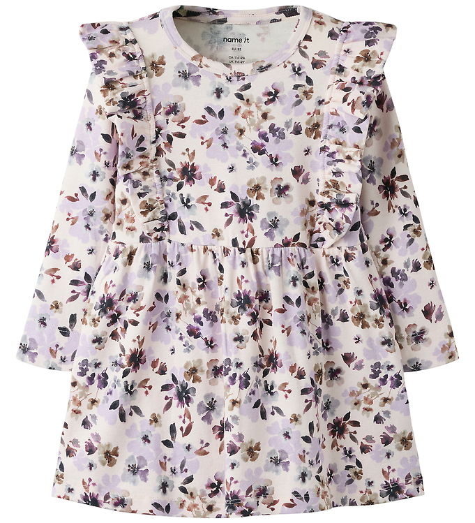 Name It Kjole - Noos - NmfKayla - Calcite/Grape Compote