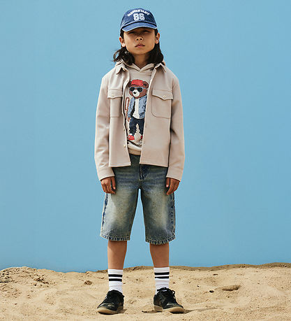 Name It Hættetrøje - NkmDobs - Chateau Gray