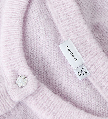 Name It Cardigan- Strik - NbfNabeth - Lavender Fog