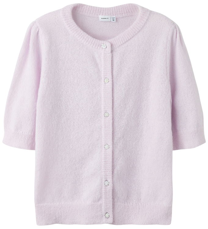 Name It Cardigan- Strik - NbfNabeth - Lavender Fog