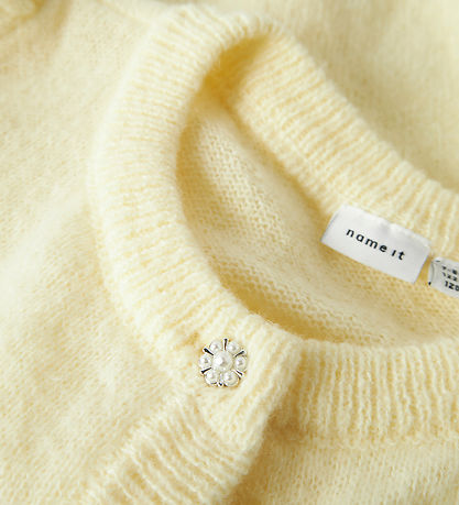 Name It Cardigan- Strik - NbfNabeth - Pear Sorbet