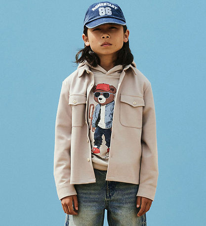 Name It Skjorte - NkmDarin - Chateau Gray