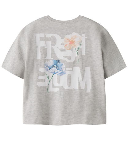 Name It T-Shirt - NkfDarmilla - Light Grey Melange