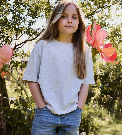 Name It T-Shirt - NkfDarmilla - Light Grey Melange