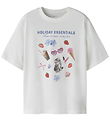 Name It T-Shirt - NkfVotea - Cloud Dancer/Holiday Essentials