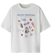 Name It T-Shirt - NkfVotea - Cloud Dancer/Holiday Essentials