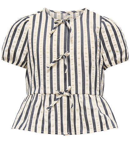 Kids Only T-shirt - KogMilani - Night Sky/Cloud Dancer/Birch