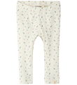 Lil' Atelier Leggings - NmfGago - Coconut Milk/Small Flower