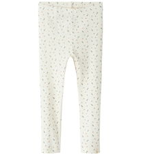 Lil' Atelier Legging - NmfGago - Coconut Milk/Small Flower