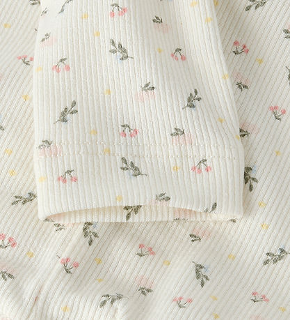 Lil' Atelier Legging - NmfGago - Coconut Milk/Small Flower