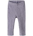 Name It Legging - Rib - NbfDemi - Lavender Gray