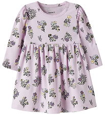 Name It Kjole - NbfDoritta - Lavender Fog