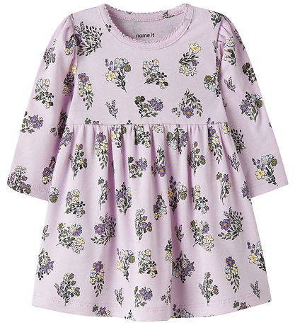 Name It Kjole - NbfDoritta - Lavender Fog