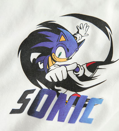 Name It T-shirt - NkmFitus - Sonic - Bright White