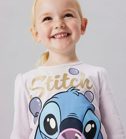Name It Bluse - NmfFufu - Stitch - Lavender Fog