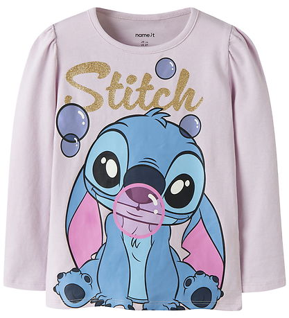 Name It Bluse - NmfFufu - Stitch - Lavender Fog