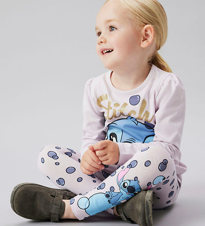 Name It Leggings - NmfFufu - Stitch - Lavender Fog