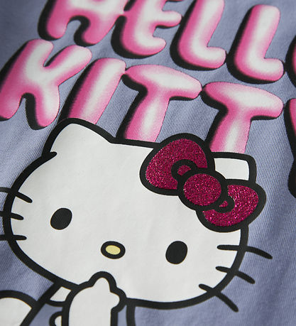 Name It Kjole - NmfFidi - Hello Kitty - Purple Impression