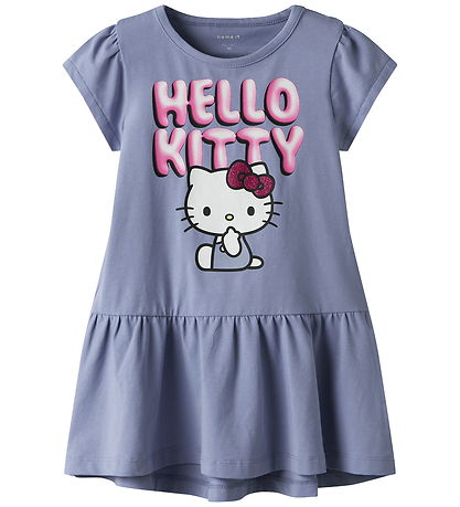 Name It Kjole - NmfFidi - Hello Kitty - Purple Impression