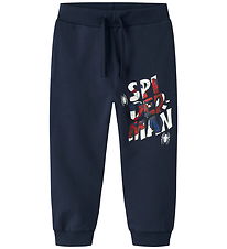 Name It Sweatpants - NmmFloyd - Spider Man - Navy Blazer
