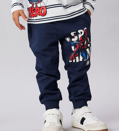 Name It Sweatpants - NmmFloyd - Spider Man - Navy Blazer