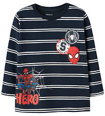 Name It Bluse - NmmFreman - Spiderman - Navy Blazer