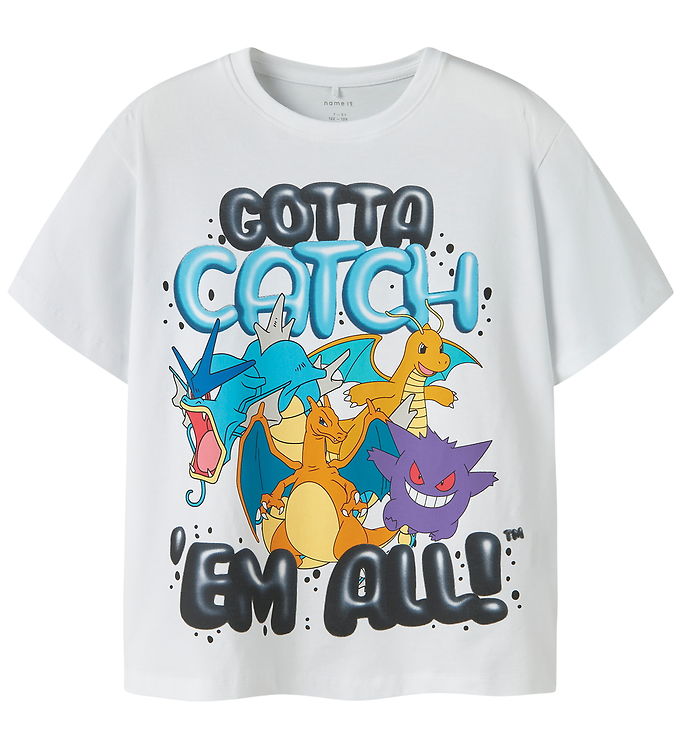 Name It Majo Pokemon - T-shirt - Hvid