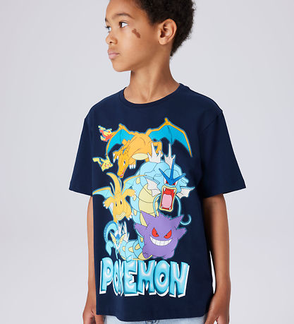 Name It T-shirt - Noos - NkmMajo - Pokemon - Navy Blazer