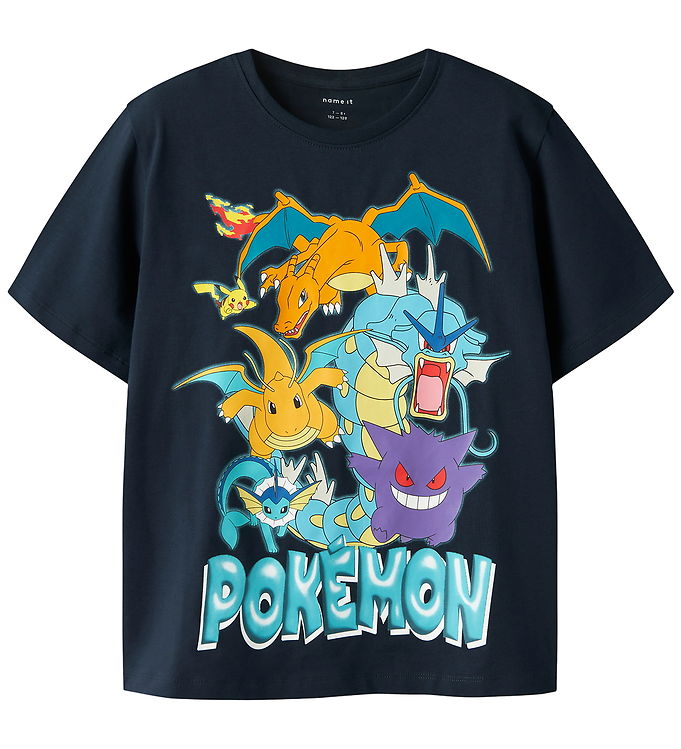 Name It T-shirt - Noos - NkmMajo - Pokemon - Navy Blazer