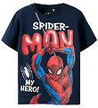 Name It T-shirt - Noos - NmmMarvin - Spider Man - Navy Blazer