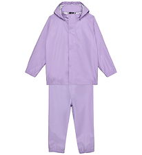 Color Kids Regntøj m. Seler - PU - Purple Rose