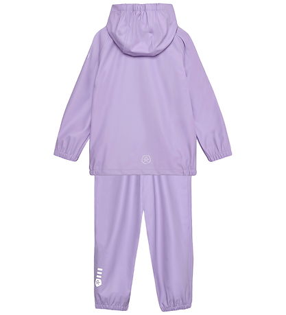 Color Kids Regntøj m. Seler - PU - Purple Rose
