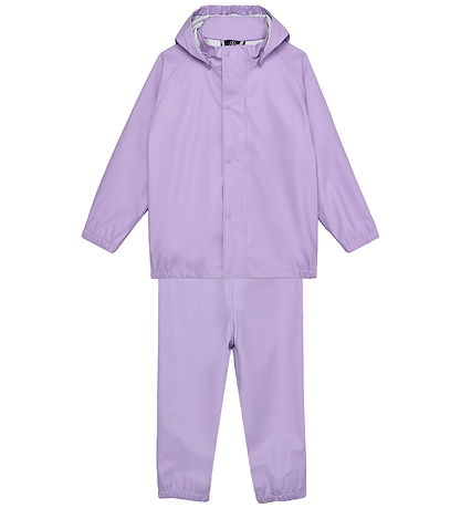 Color Kids Regntøj m. Seler - PU - Purple Rose