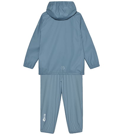 Color Kids Regntøj m. Seler - PU - Windward Blue