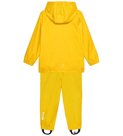Color Kids Regntøj m. Seler - PU - Spectra Yellow