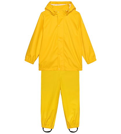 Color Kids Regntøj m. Seler - PU - Spectra Yellow