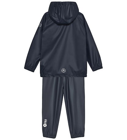 Color Kids Regntøj m. Seler - PU - Ebony