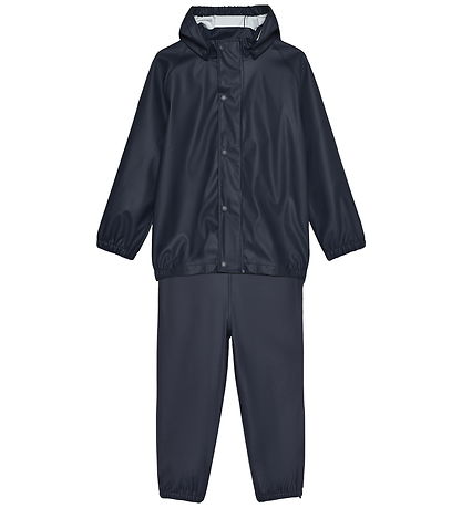 Color Kids Regntøj m. Seler - PU - Ebony