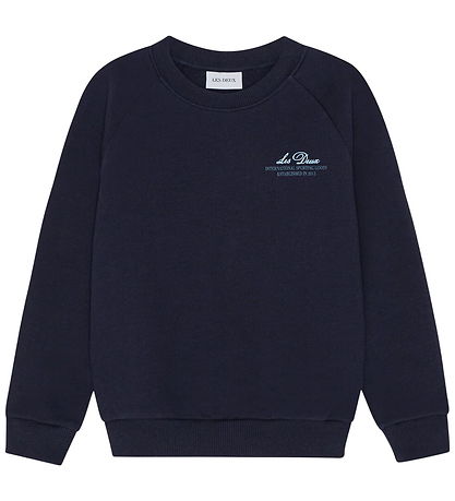 Les Deux Sweatshirt - Globe - Dark Navy