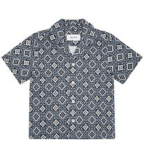 Les Deux Skjorte - Lukas Arabesque - Blue Fog