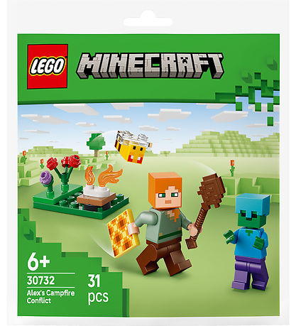 LEGO® Minecraft - Alex's Lejrbålsballade 30732 - 31 Dele