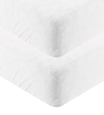 Sebra Jersey Lagen - 70x120 - Hvid