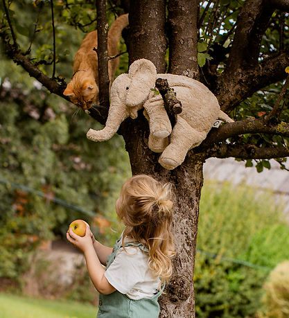 Senger Naturwelt Bamse - Elefant - Stor - Linen