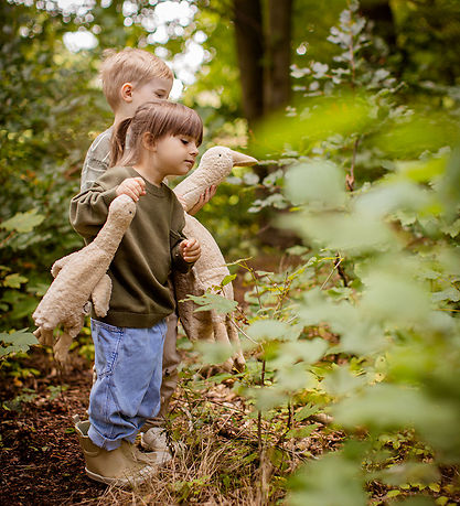 Senger Naturwelt Bamse - Gås - Lille - Linen