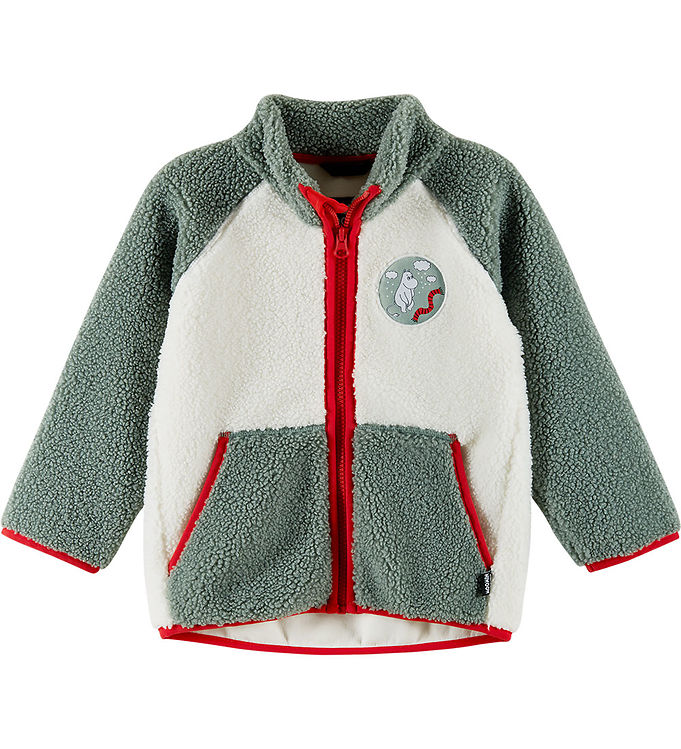 Reima Fleecejakke - Teddy - Moomin Kramgo - Stone Green