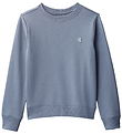 Calvin Klein Sweatshirt - Mono Mini Badge - Blue