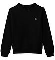 Calvin Klein Sweatshirt - Mono Mini Badge - Black