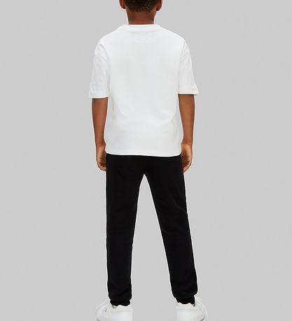 Calvin Klein Sweatpants - Mono Mini Badge - Sort