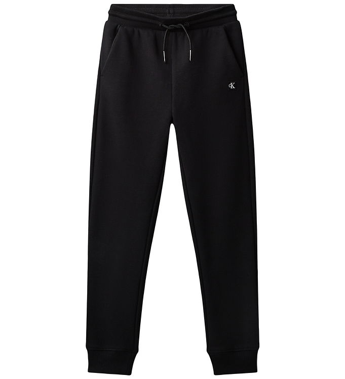 Calvin Klein Sweatpants - Mono Mini Badge - Sort