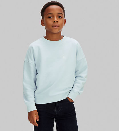 Calvin Klein Sweatshirt - Monogram - Blå